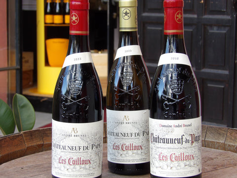 Trois bouteilles, un même esprit : Châteauneuf-du-Pape Les Cailloux