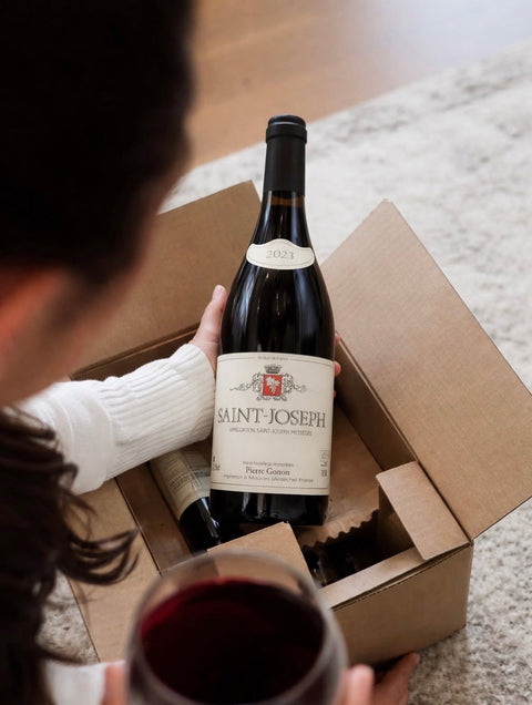 Notre mode de livraison : le vin jusqu'à votre Porte