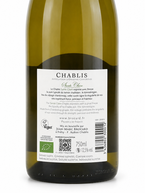 Chablis_-_Sainte_Claire_-_2025_-_Jean-Marc_Brocard-Etiquette-LeNabucco