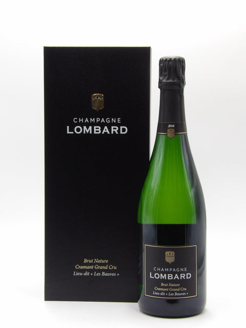 "Les Bauves" Cramant Grand Cru Brut Nature - 2016 - Champagne Lombard