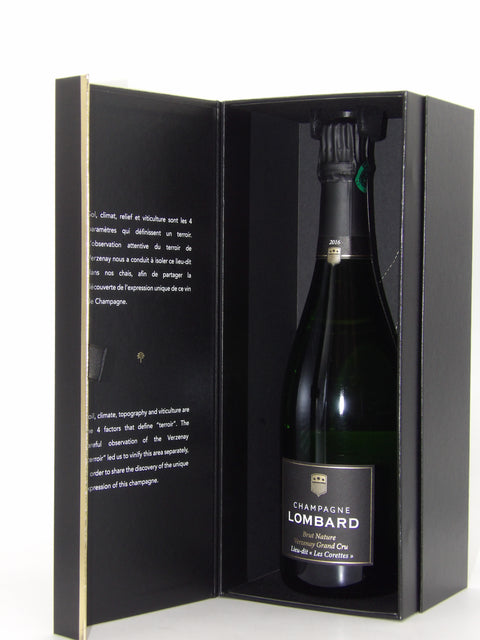 "Les Corettes" Verzenay Grand Cru Brut Nature - 2016 - Champagne Lombard
